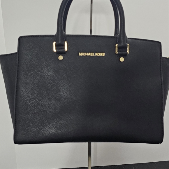 Michael Michael Kors Blue Satchel - Picture 6 of 8